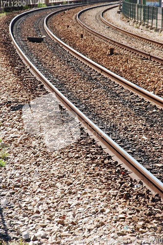 Image of Empty railway tracks
