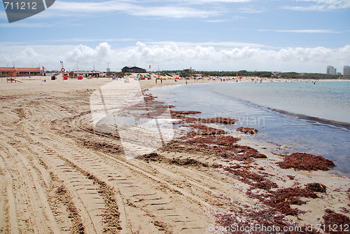 Image of Beautiful Baleal beach at Peniche, Portugal