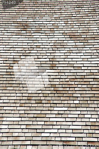 Image of Bright wooden background roof