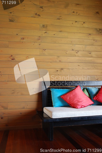 Image of Beautiful interior detail of a luxury hotel room