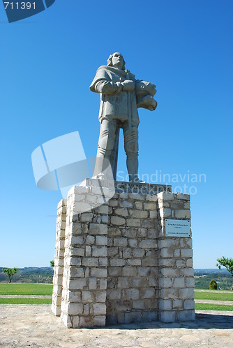 Image of Statue of Saint D. Nuno Alvares in Ourém castle