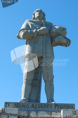 Image of Statue of Saint D. Nuno Alvares in Ourém castle