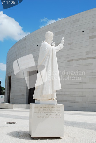 Image of Pope Pio XII in Sanctuary of Fatima