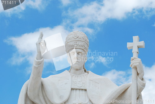 Image of Pope Pio XII in Sanctuary of Fatima