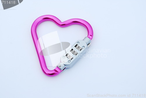 Image of Heart shaped carabiner