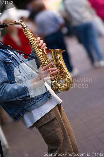 Image of Sax player
