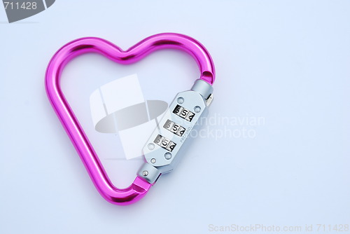 Image of Heart shaped carabiner