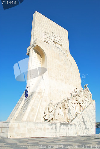 Image of Sea Discoveries monument in Lisbon, Portugal