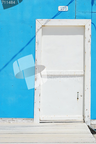 Image of Blue fisherman house