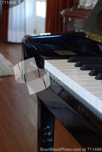 Image of Piano on a living room