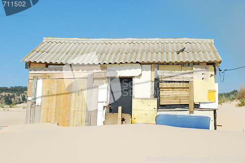Image of Old and abandoned fisherman house