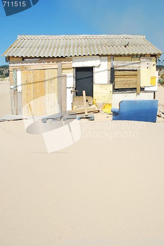 Image of Old and abandoned fisherman house