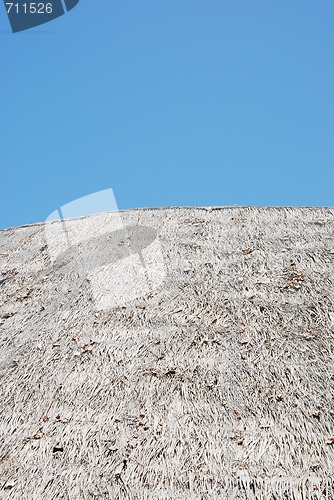 Image of Bungalow's roof architecture background
