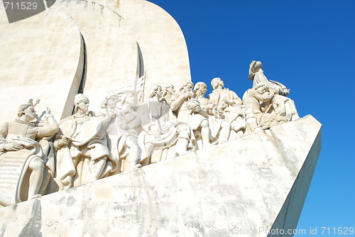 Image of Sea Discoveries monument in Lisbon, Portugal