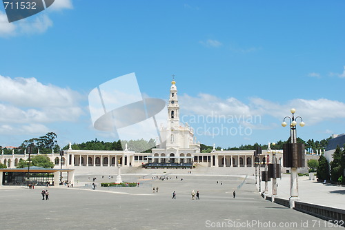 Image of View of the Sanctuary of Fatima, in Portugal