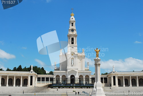 Image of View of the Sanctuary of Fatima, in Portugal