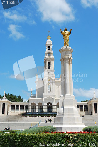 Image of View of the Sanctuary of Fatima, in Portugal