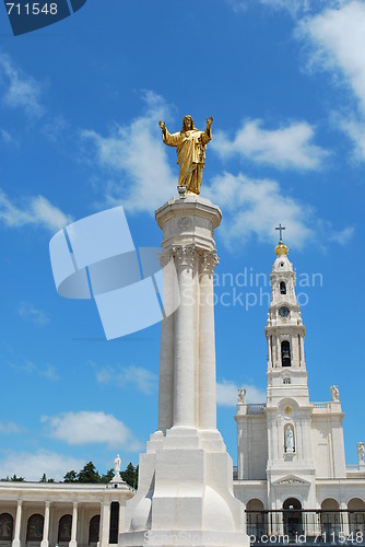 Image of View of the Sanctuary of Fatima, in Portugal