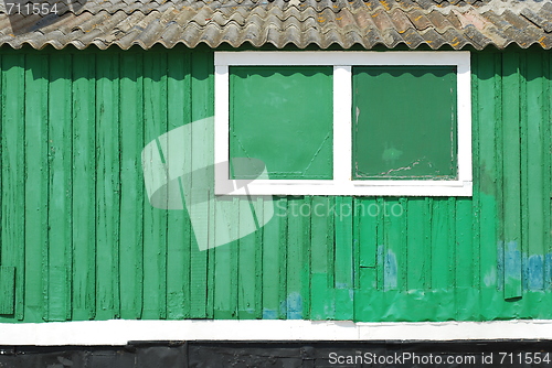Image of Green fisherman house