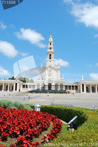 Image of View of the Sanctuary of Fatima, in Portugal