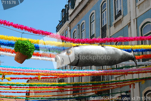 Image of Sardine and Sweet Basil on Feast Days of the Popular Saints in Lisbon