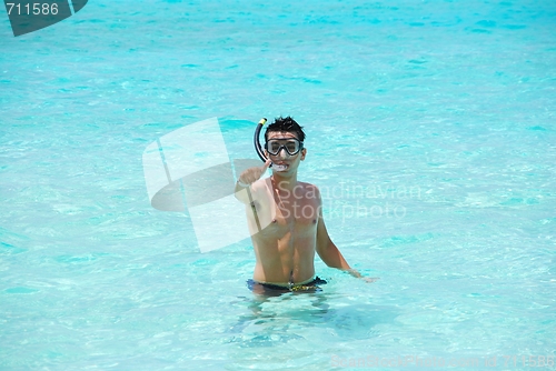 Image of Thumbs up for snorkeling experience