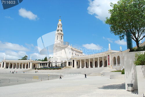 Image of View of the Sanctuary of Fatima, in Portugal