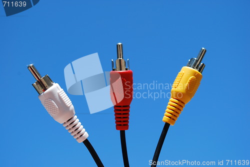 Image of Video and audio cables