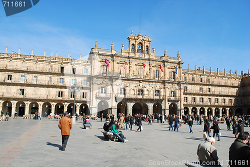 Image of Plaza Mayor in Salamanca, Spain