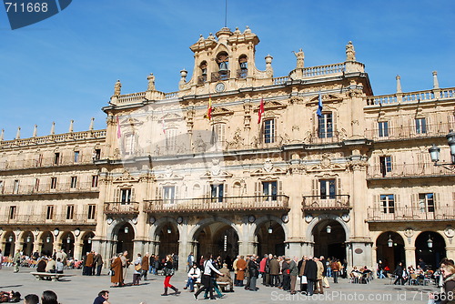 Image of Plaza Mayor in Salamanca, Spain