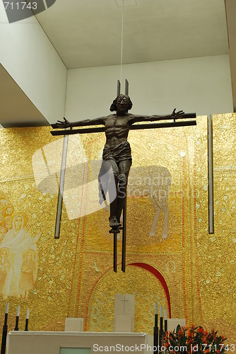 Image of New and modern cathedral of Fatima