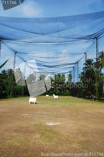 Image of Practicing Golf at the Driving Range