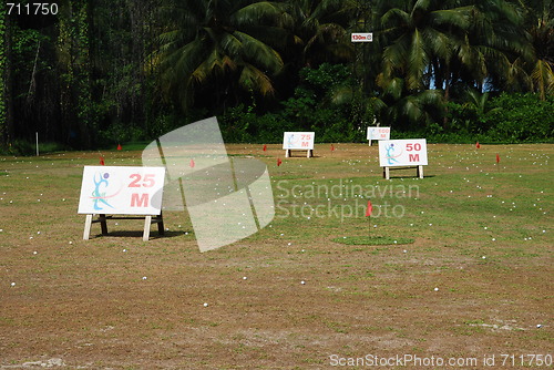 Image of Practicing Golf at the Driving Range