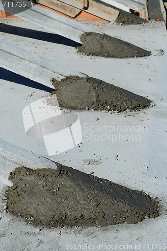 Image of Roof detail of a house under construction