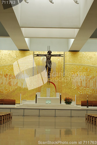 Image of New and modern cathedral of Fatima