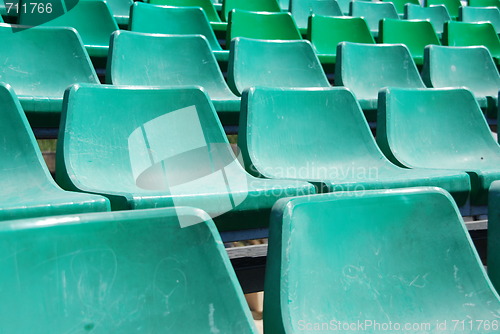 Image of Stadium green seats