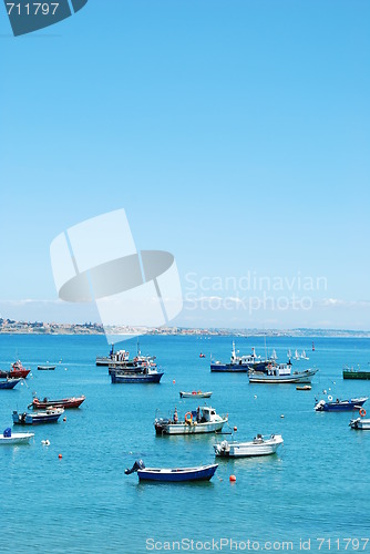 Image of Boat harbor in Cascais, Portugal