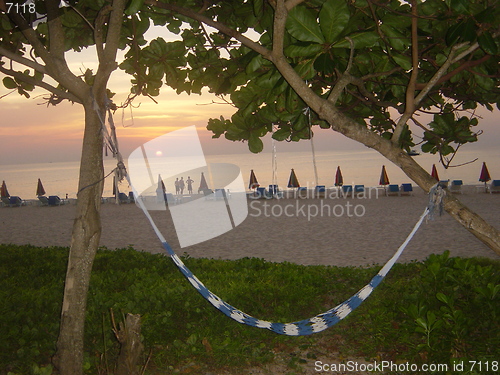 Image of Hammock at Sunset in Phuket, Thailand