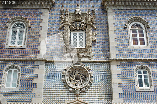 Image of Architectural details in Palace of Pena in Sintra