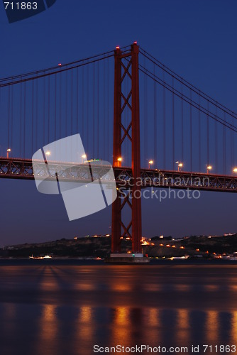 Image of Lisbon Bridge - April 25th (Night)