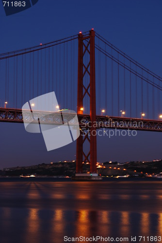 Image of Lisbon Bridge - April 25th (Night)