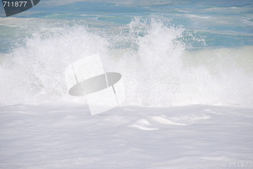 Image of White beautiful ocean wave