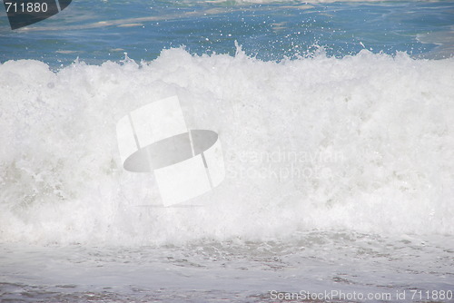 Image of White beautiful ocean wave