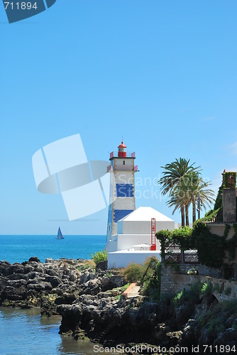 Image of Lighthouse in Cascais, Portugal
