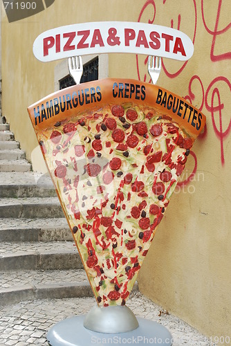 Image of Restaurant pizza advertisiment object
