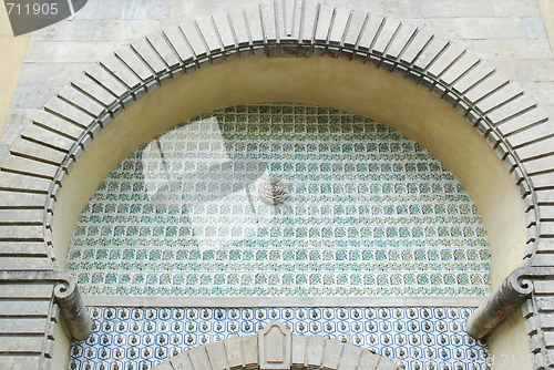 Image of Architectural detail of a palace