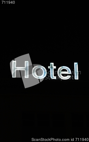 Image of Hotel sign