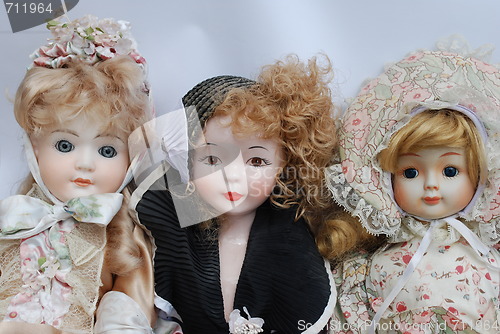 Image of Retro porcelain dolls