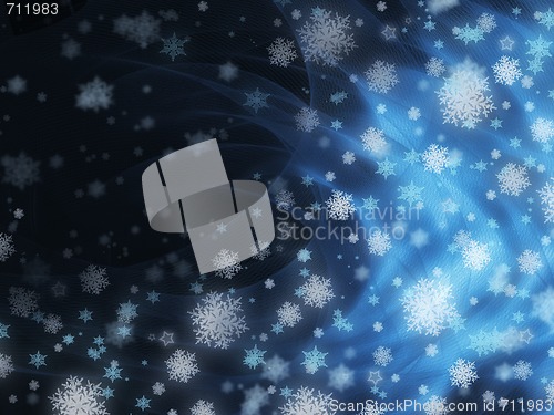 Image of Background with snowflakes