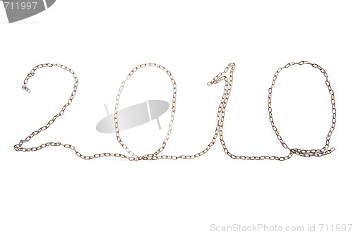 Image of Chain inscription "2010"